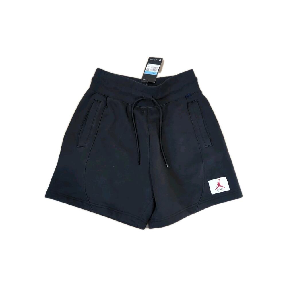 Nike Jordan Flight Fleece Shorts Black Medium NWT Jumpman Loose